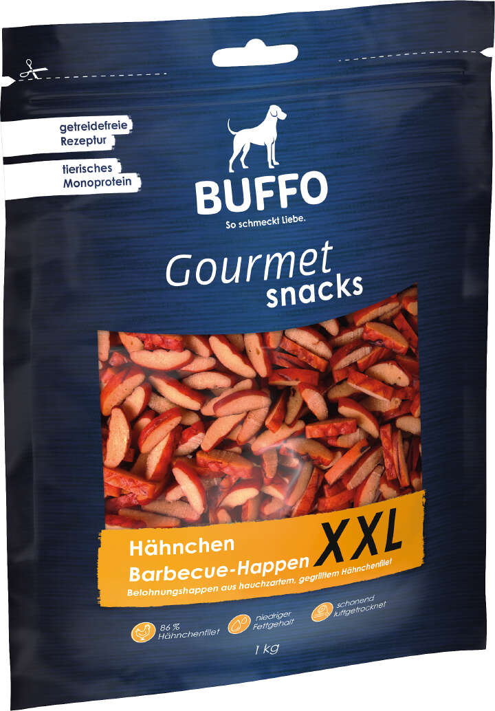 BUFFO Gourmet-Snacks Hähnchen Barbecue-Happen XXL